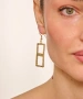 Kiraz Gold Plated Earring