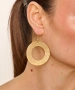 Kiraz Gold Plated Earring