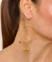 Kiraz Gold Plated Earring