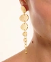 Kiraz Gold Plated Earring