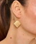 Kiraz Gold Plated Earring