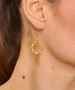 Kiraz Gold Plated Earring