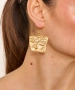 Kiraz Gold Plated Sleeping Beauty Earring