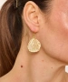 Kiraz Gold Plated Earring