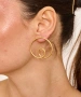 Kiraz Gold Plated Earring