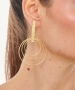 Kiraz Gold Plated Earring