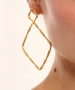 Kiraz Gold Plated Earring