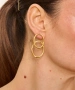 Kiraz Gold Plated Earring