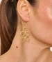 Kiraz Gold Plated Earring