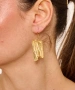 Kiraz Gold Plated Earring