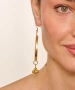 Kiraz Gold Plated Earring