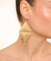 Kiraz Gold Plated Earring