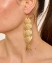 Kiraz Gold Plated Fish Earring