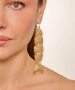 Kiraz Gold Plated Fish Earring