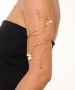 Kiraz Gold Plated Flower Arm Cuff