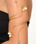 Kiraz Gold Plated Flower Arm Cuff