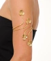 Kiraz Gold Plated Flower Arm Cuff