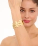 Kiraz Gold Plated Flower Bracelet