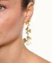 Kiraz Gold Plated Flower Earring