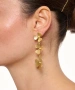 Kiraz Gold Plated Flower Earring