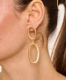 Kiraz Gold Plated Flower Earring
