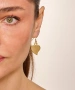 Kiraz Gold Plated Heart Earring