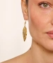 Kiraz Gold Plated Heart Earring