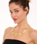 Kiraz Gold Plated Leaf Necklace