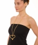 Kiraz Gold Plated Heart Necklace
