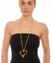 Kiraz Gold Plated Heart Necklace