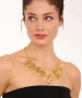 Kiraz Gold Plated Rose Necklace