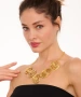 Kiraz Gold Plated Rose Necklace