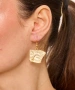 Kiraz Gold Plated Sleeping Beauty Earring