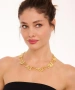 Kiraz Gold Plated Snake Necklace