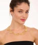 Kiraz Gold Plated Snake Necklace