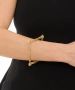 Kiraz Gold Plated Square Bracelet