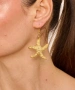 Kiraz Gold Plated Starfish Earring