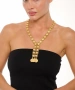 Kiraz Gold Plated Tie Necklace