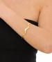 Kiraz Gold Plated Wave Bracelet