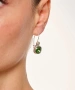 Kiraz Green Crystal Stoned Silver Plated Earring