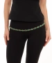 Kiraz Green Stoned Silver Plated Belt