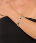Kiraz Green Stoned Silver Plated Bracelet