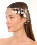 Kiraz Green Stoned Silver Plated Head Accessory