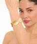 Kiraz Leaf Gold Plated Bracelet