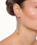 Kiraz Leaf Silver Plated Earring
