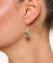 Kiraz Light Yellow Crystal Silver Plated Earring