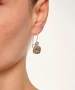Kiraz Light Yellow Crystal Silver Plated Earring