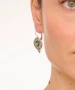 Kiraz Multicolored Crystal Stoned Silver Plated Earring