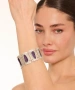 Kiraz Purple Enameled Silver Plated Bracelet