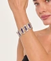 Kiraz Purple Enameled Silver Plated Bracelet